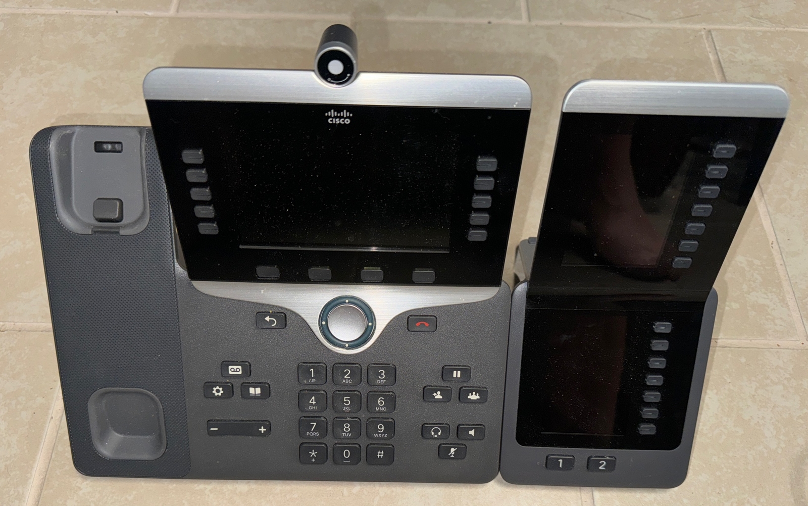 Cisco IP UC Phones 8865 w/ 8800 Key Expansion Module, Blue Tooth & Video Camera