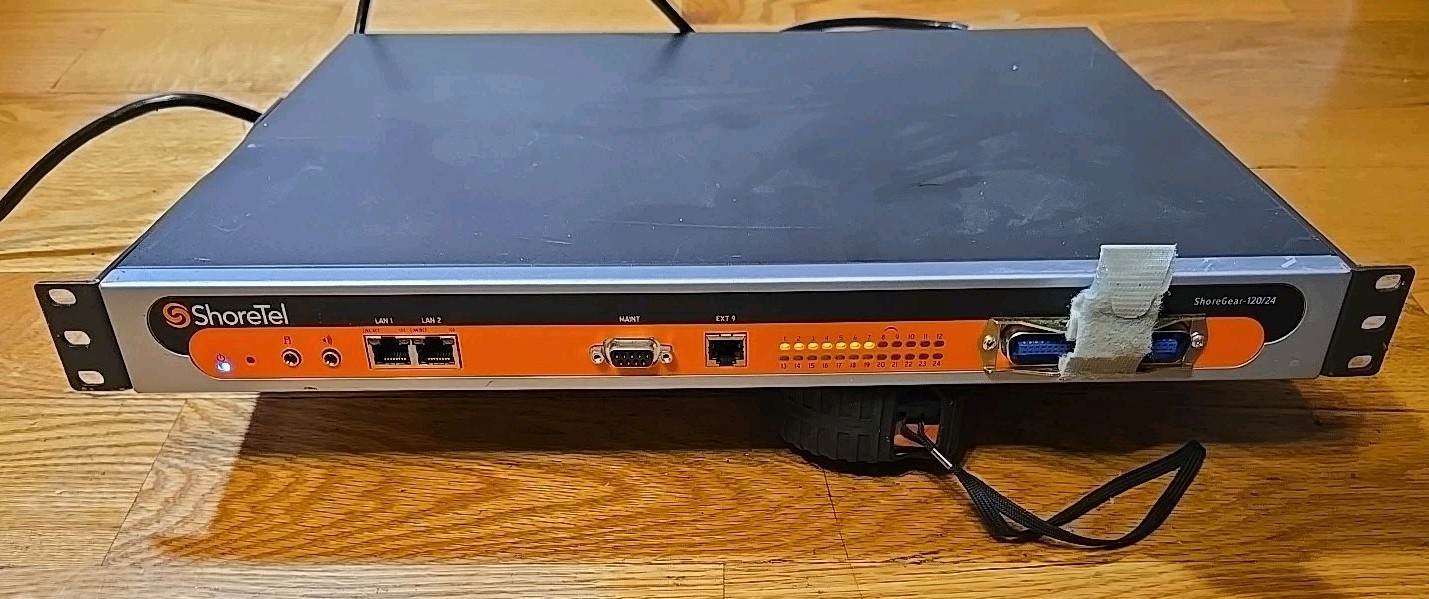 ShoreTel SG-24 Voice Switch Gateway SG-120/24 Rackmount VoIP Phone System Powers