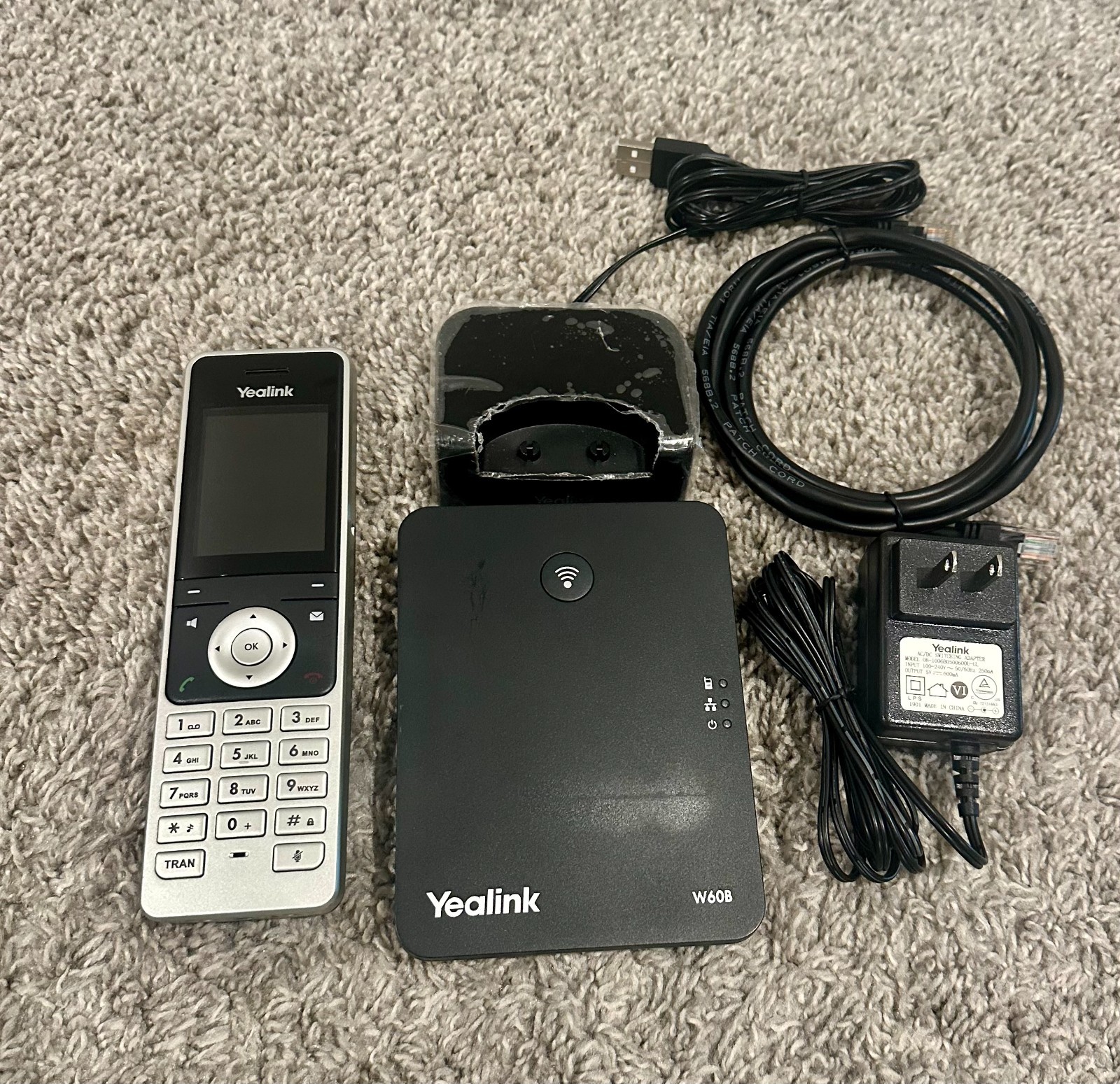 Yealink W60P DECT Cordless Handset With Base ( W56H & W60B )