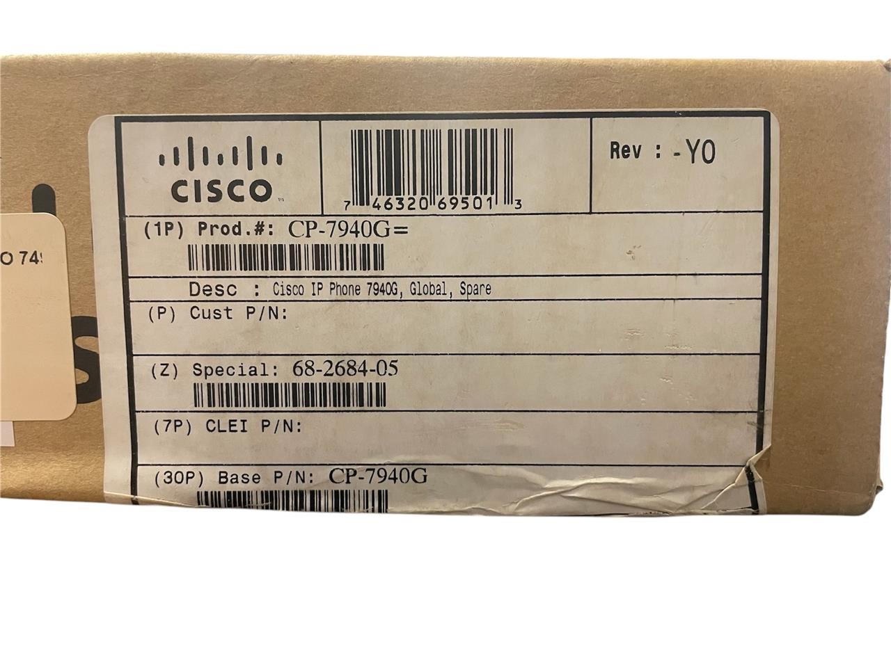 Cisco CP-7940G 2-lines IP Phone New Sealed