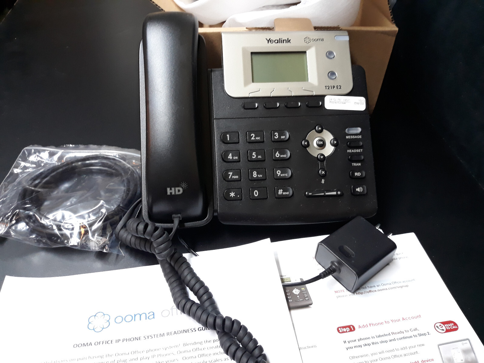 Yealink SIP-T21P E2 Dual-line Entry Level IP Phone – Ooma