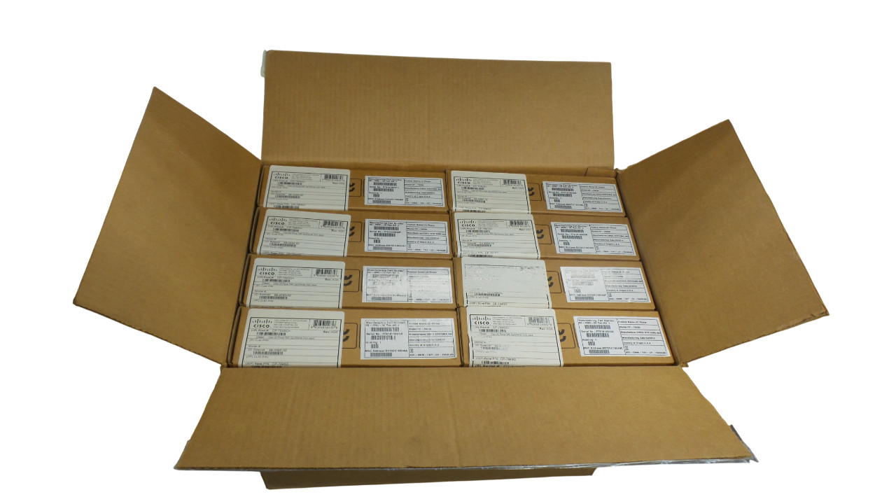 Lot of 8 Cisco IP Phone CP-7945G VoIP IP Telephone Desk Phone