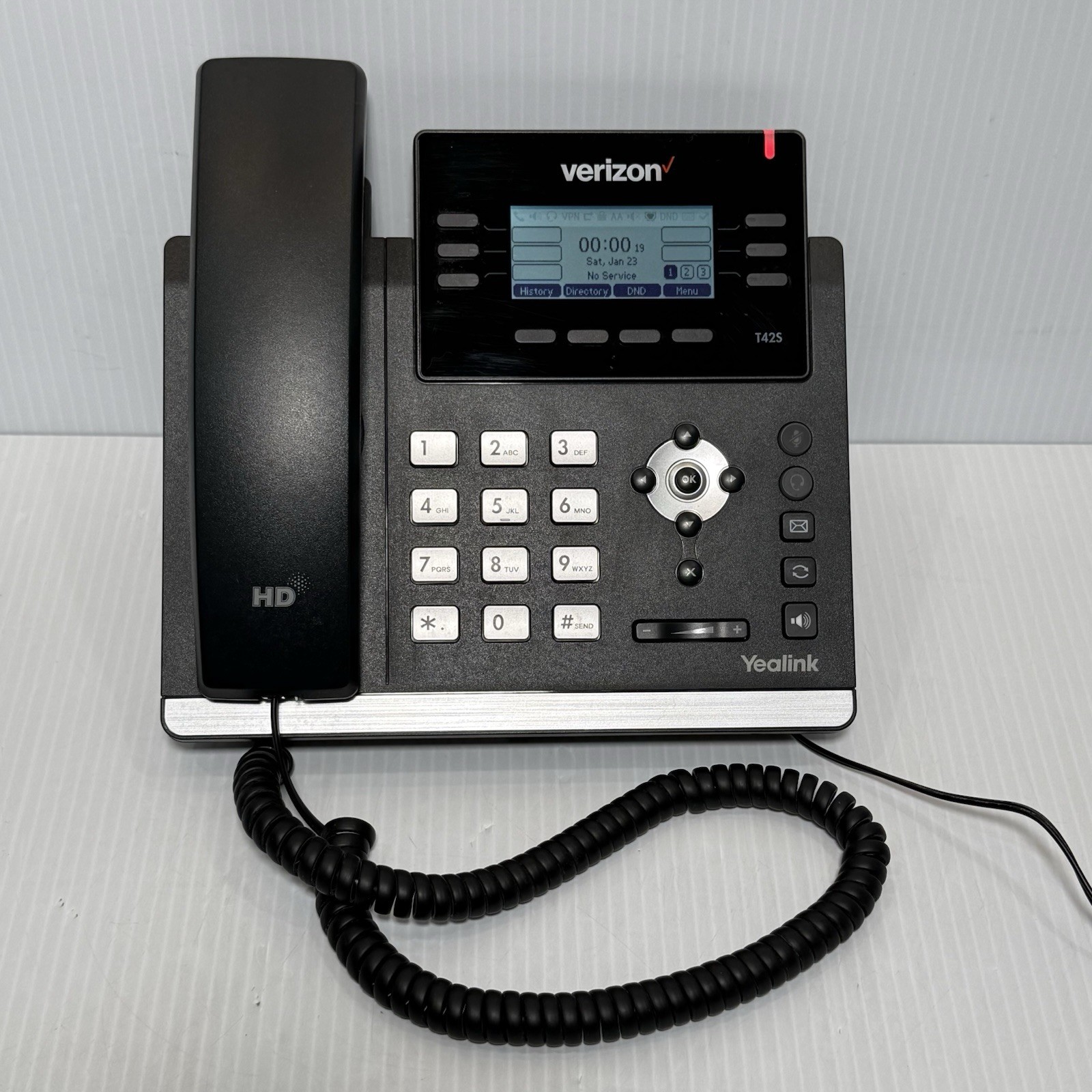 Yealink SIP-T42S Corded IP Phone Black