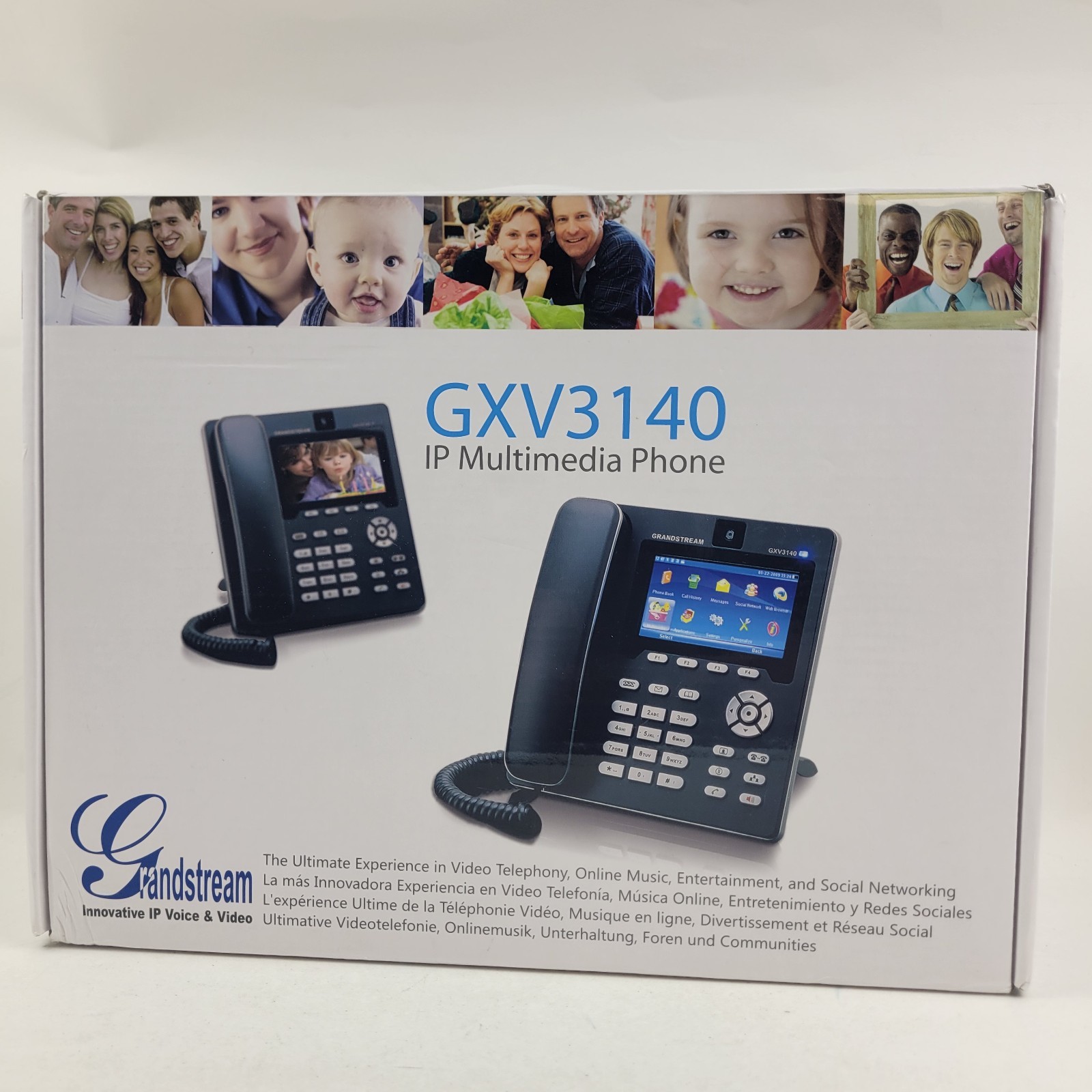 Grandstream Multimedia IP Phone GXV3140 Color Display New In Box