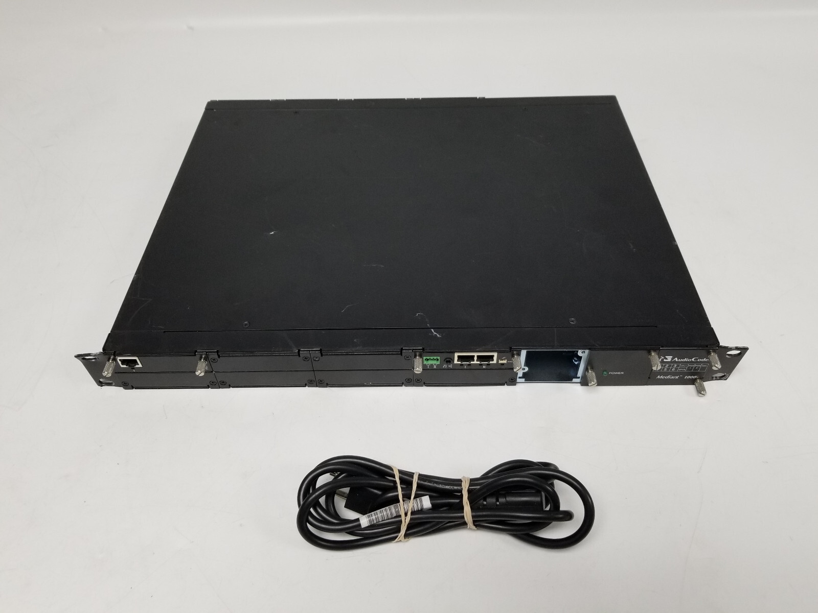 AudioCodes Mediant 1000 SBC Hybrid TDM/SIP w/Modules: Digital CPU, Single Trunk