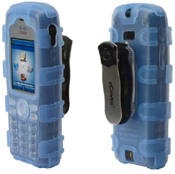 Cisco CP-7925G Unified Wireless IP Phones w Silicone Cover and Belt Clip