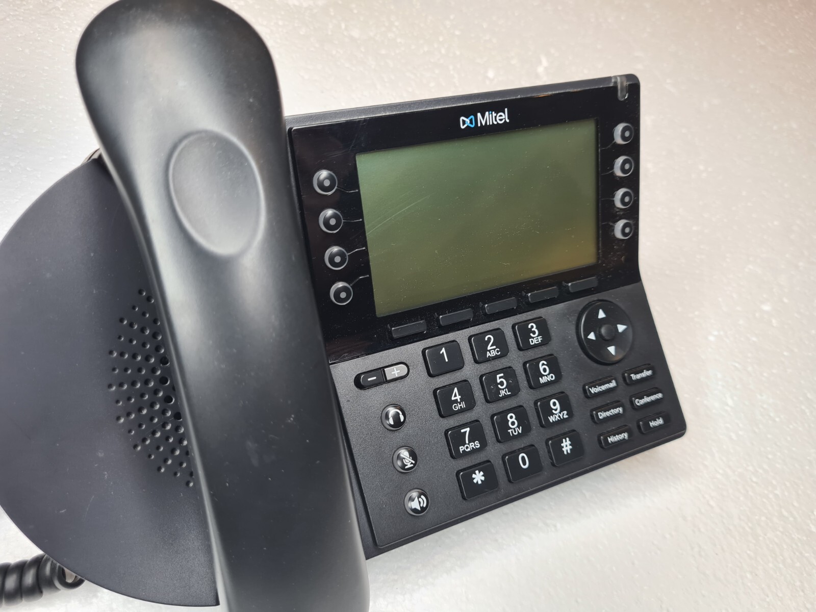 Lot Of 2 Mitel IP 480G Corded LCD Display Gigabit Telephone Bundle