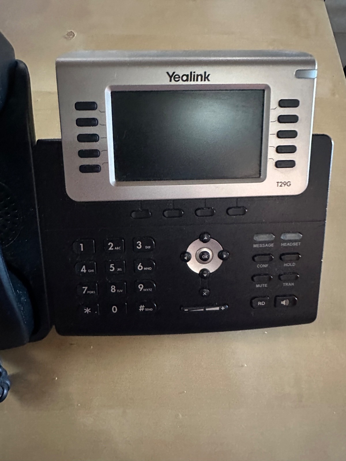 Yealink SIP-T29G Gigabit IP Phone – All party – including stand