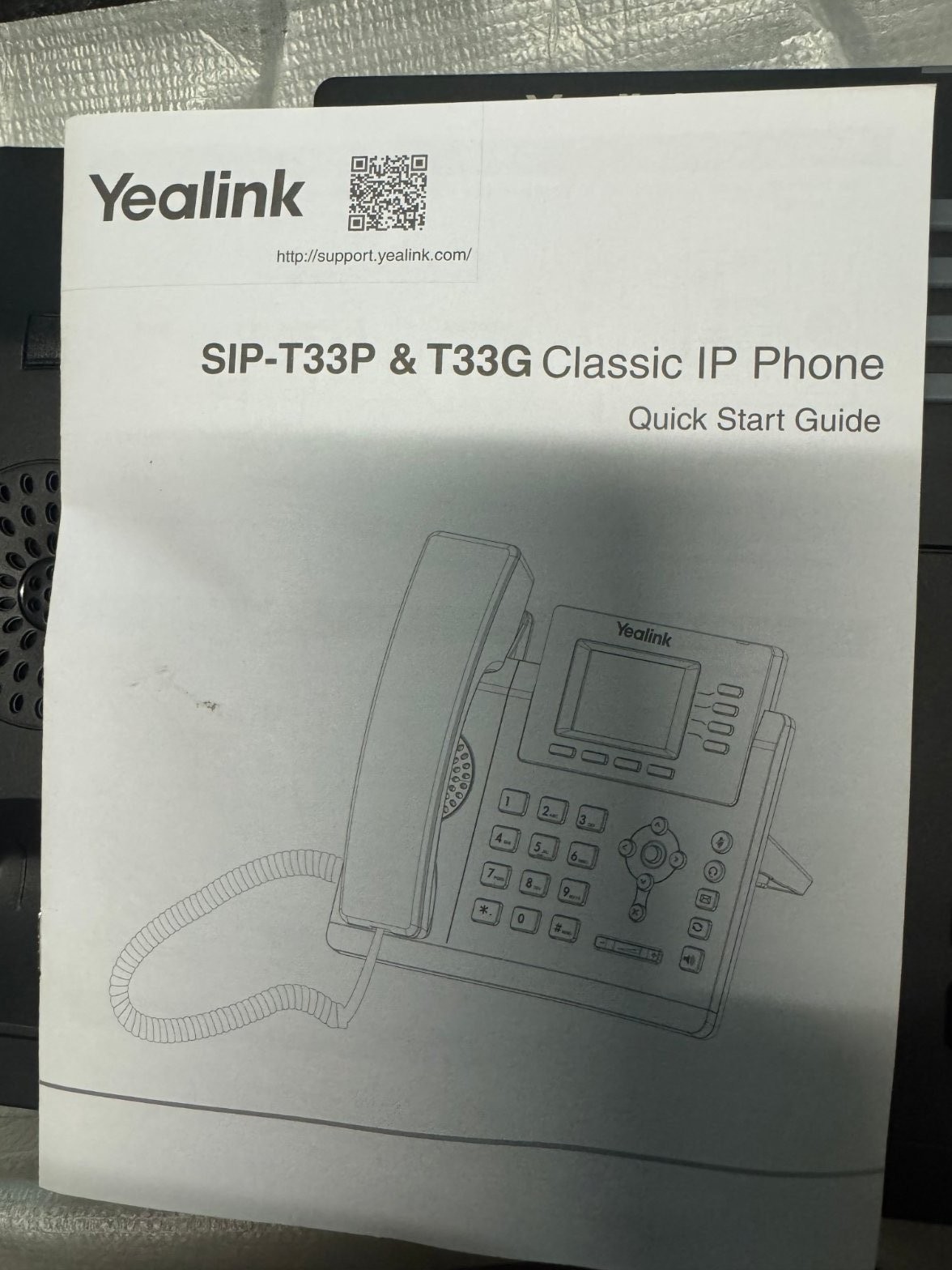 Yealink SIP-T33G Classic IP Phone Desk VoIP Business Telephone