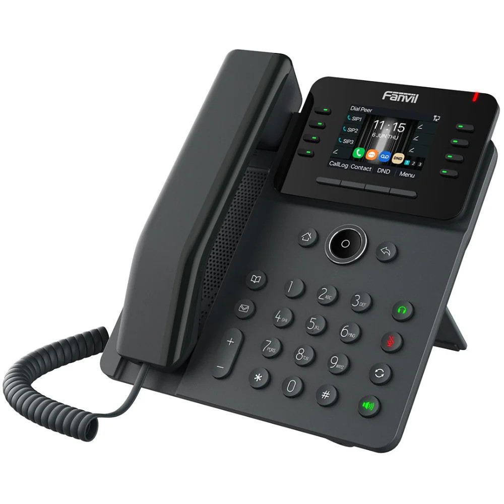 Fanvil V62G Gigabit IP Phone Black – Brand New w/1-Year Warranty