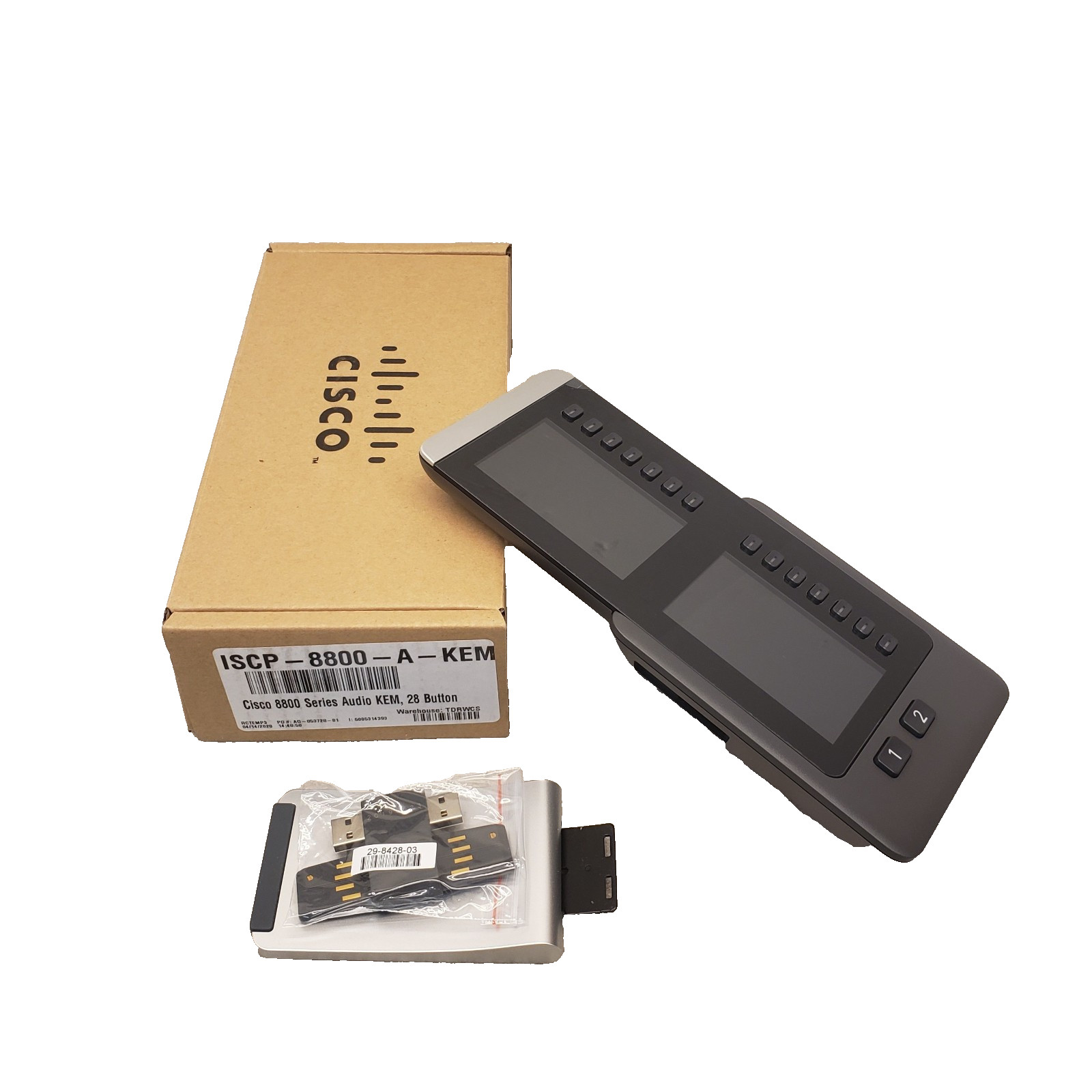 CISCO IP Phone 8800-A Audio Key Expansion Module 8851 8861 8865 | CP-8800-A-KEM=