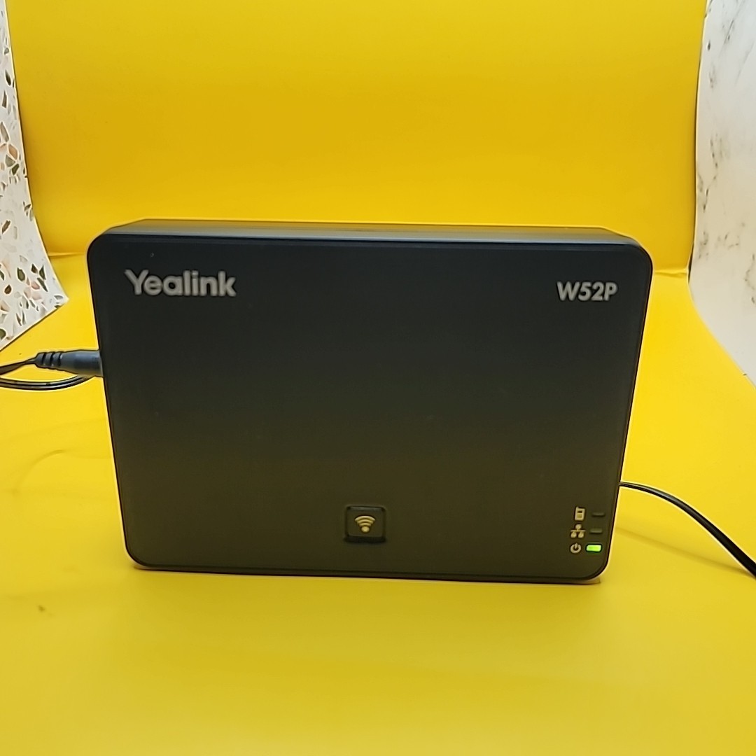 Yealink W52P IP DECT Phone Wireless Base Station – Come With Power Cord – Tested