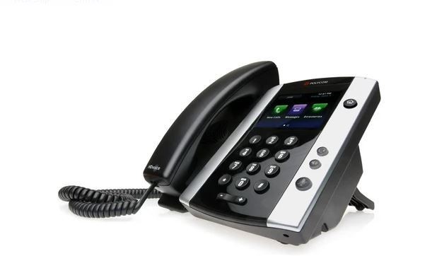 Polycom VVX 501 VoIP POE phone – used/good condition – factory reset