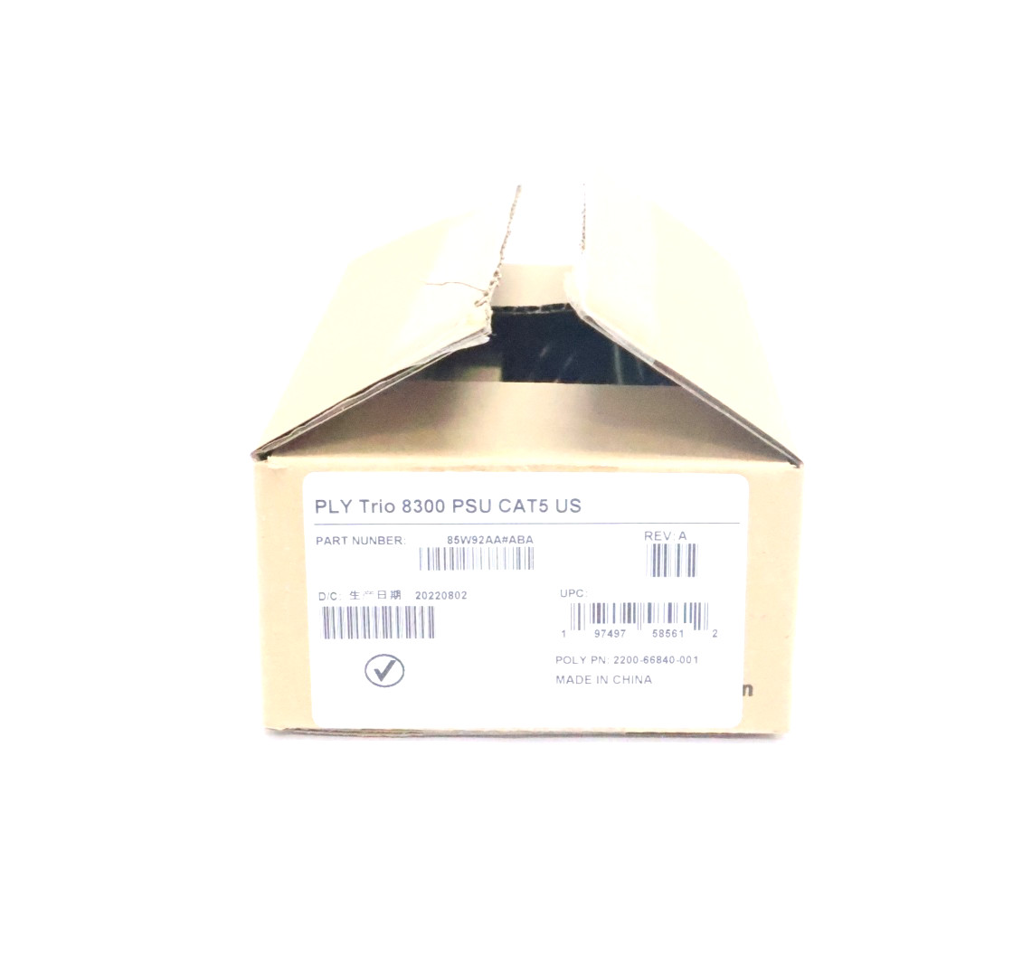 Polycom 2200-66840-001 PoE Injector Power Kit For Poly Trio 8300 Conference Phon