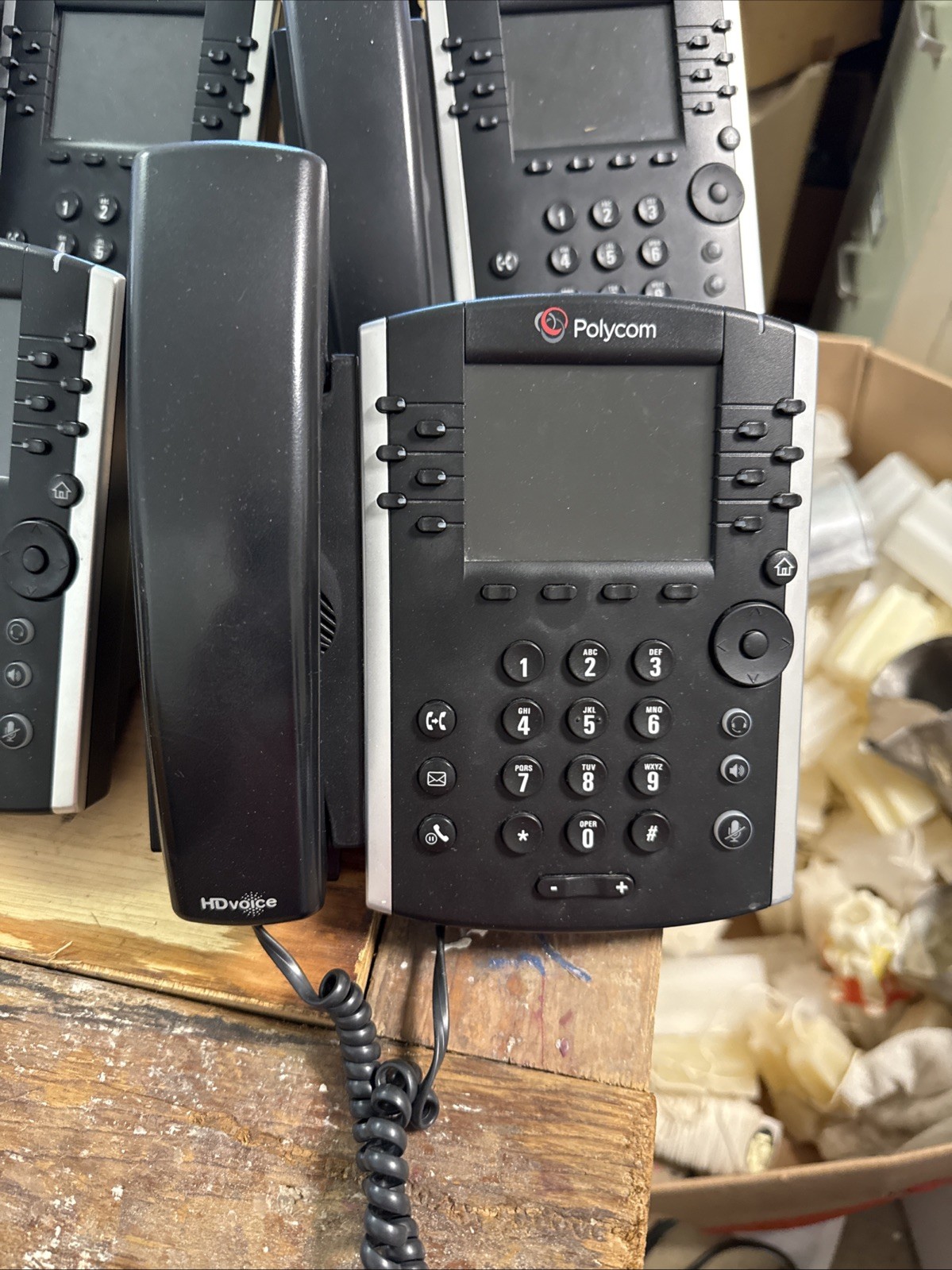 Polycom VVX 410 12 Line IP Phone – Factory Reset (Unit Only, No power Adapter)