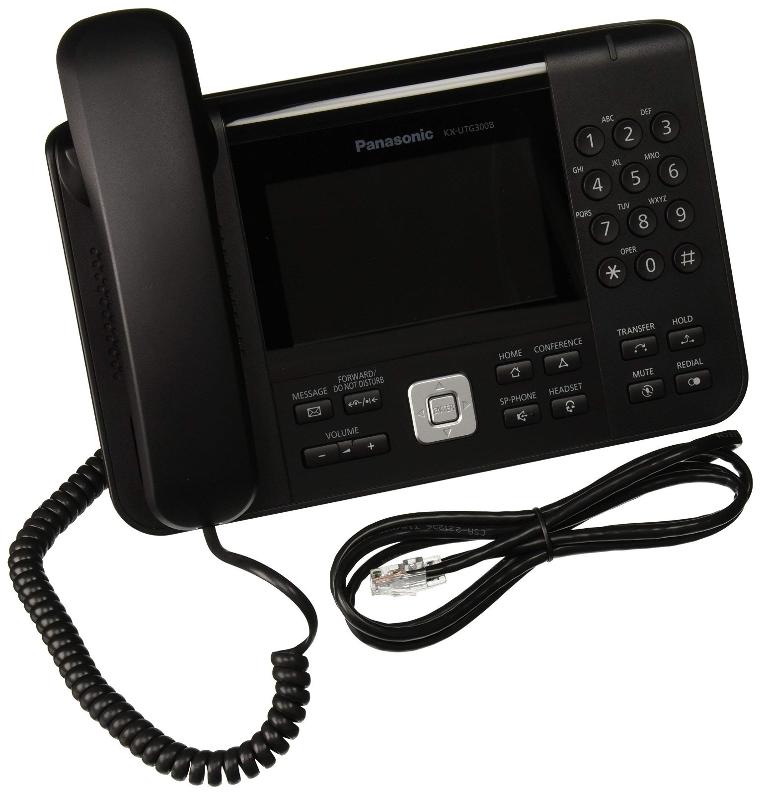 Panasonic KX-UTG300B Backlit LCD Display SIP Phone