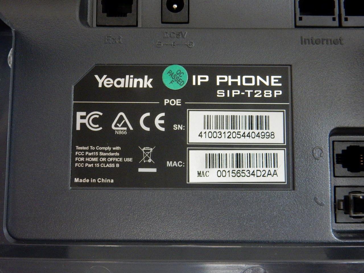 Yealink T28P SIP-T28P IP Gigabit Business Office Phone VOIP