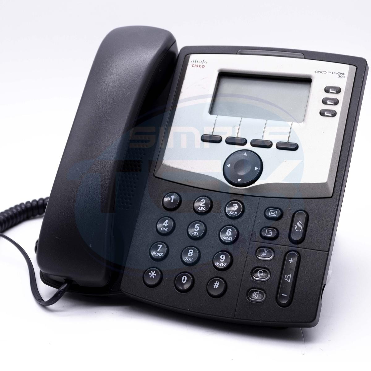 Cisco Spa 303 G2 Ip Voip Phone With 3 Lines, Display And Business Pc Port