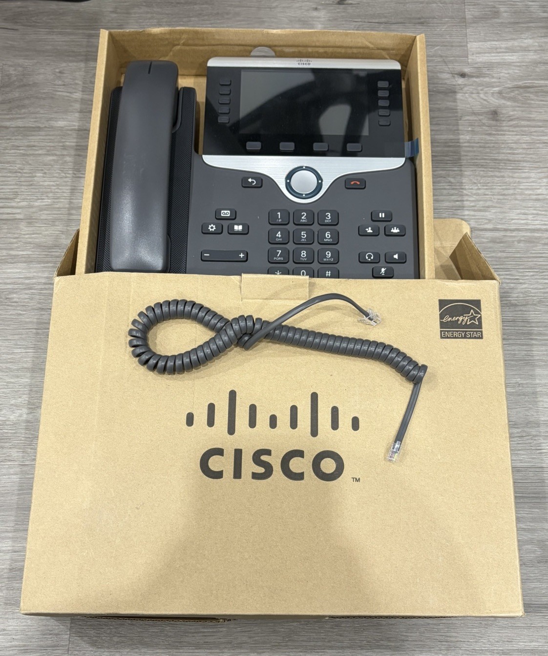 CISCO IP PHONE 8861 CP8861-K9 CHARCOAL | USED W/ STAND AND HANDSET