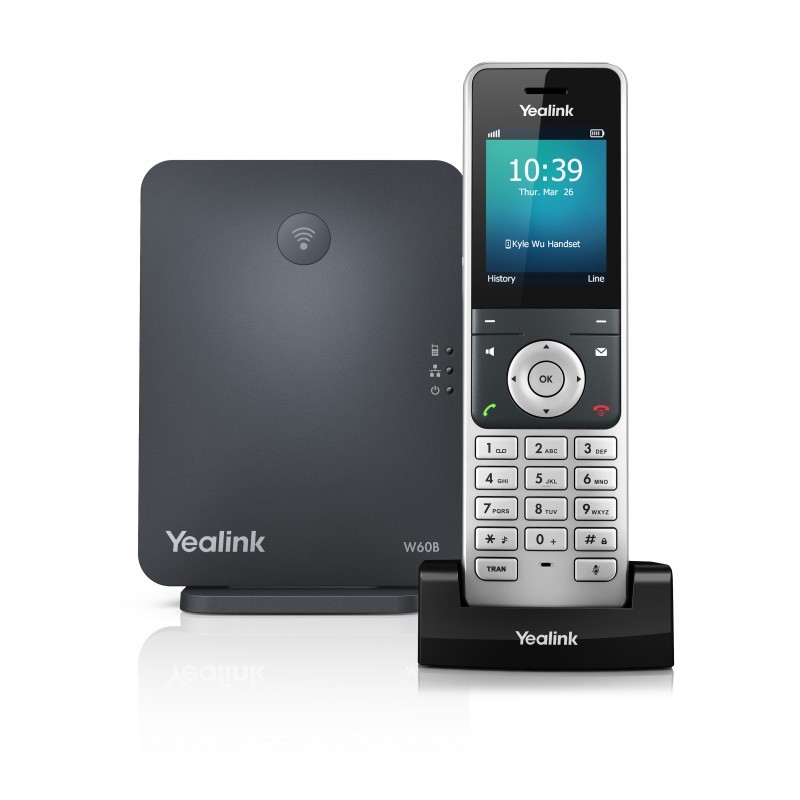 New * Yealink W60P VoIP DECT Cordless Phone Bundle (W60B + W56H)