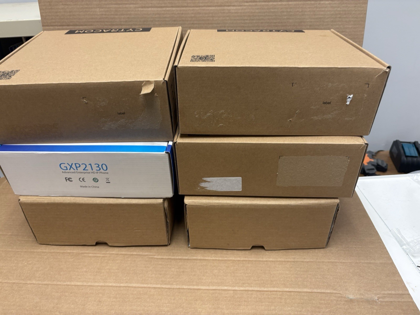 6 Grandstream GXP2130 V2 Business VoIP Phones Used TESTED You Get 6! In USA!