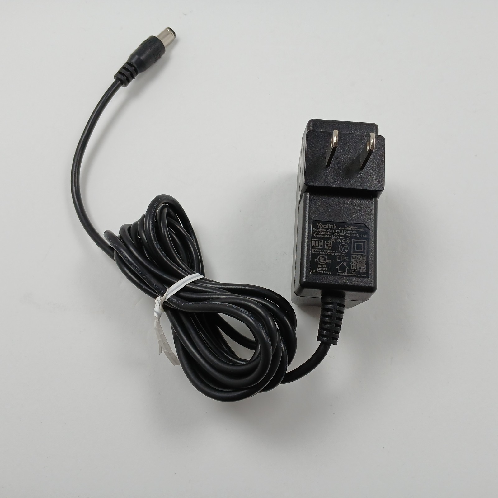 Yealink YLPS121000C-US AC Adapter 12V 1.0A Power Supply for T67LTE 4G Desk Phone
