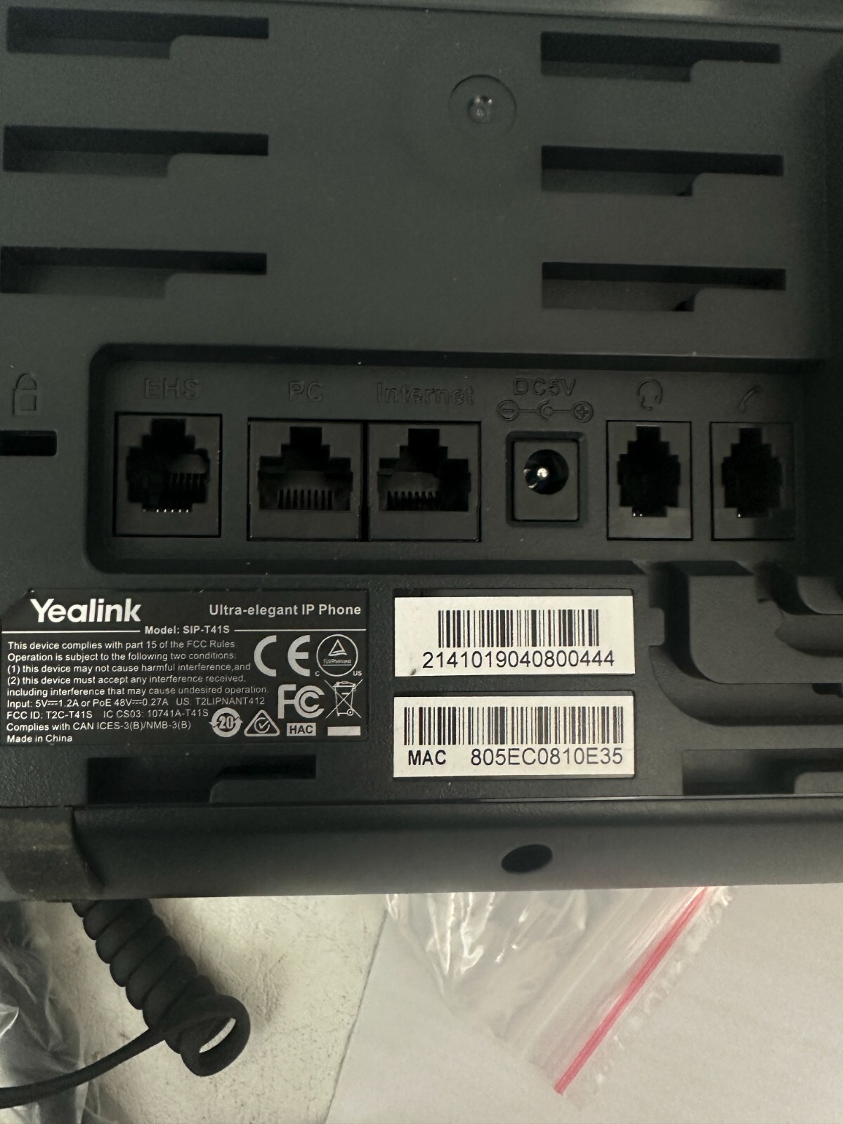 Yealink SIP-T41S Ultra Elegant IP Desk Phone Open Box New