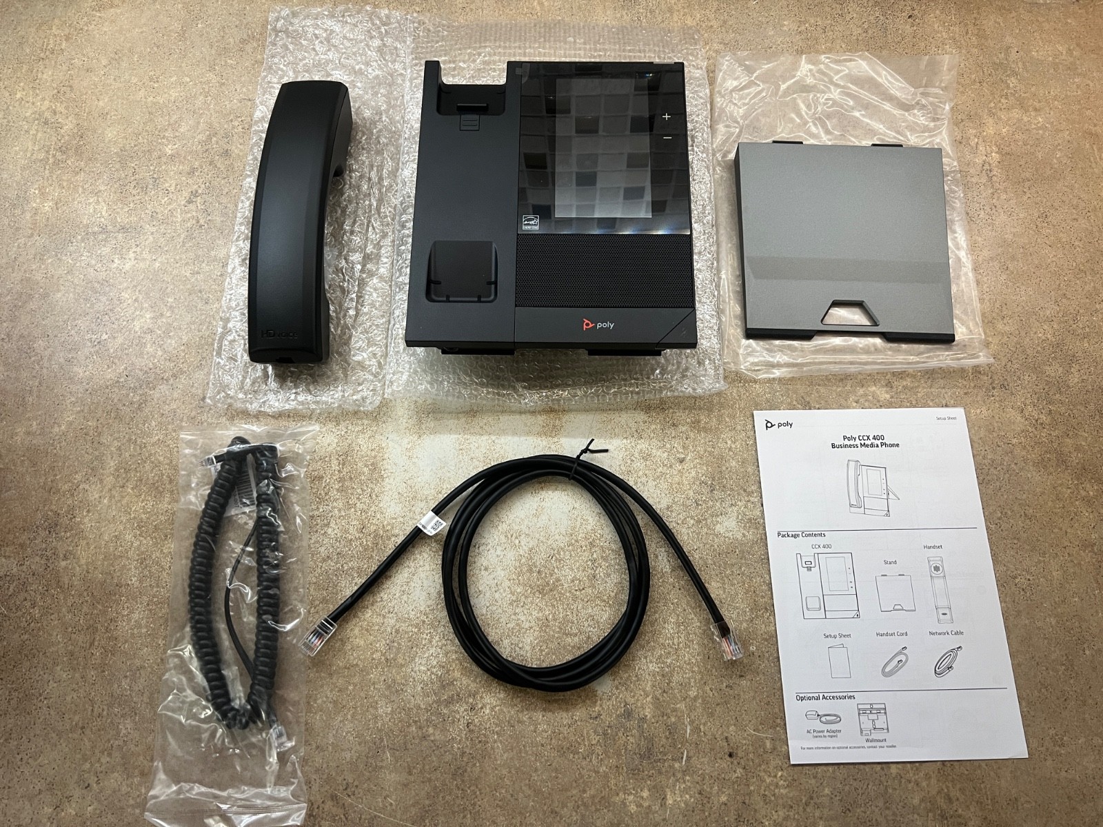 POLY Polycom CCX 400 848Z8AA#AC3 2200-49700-019 Microsoft Teams Edition