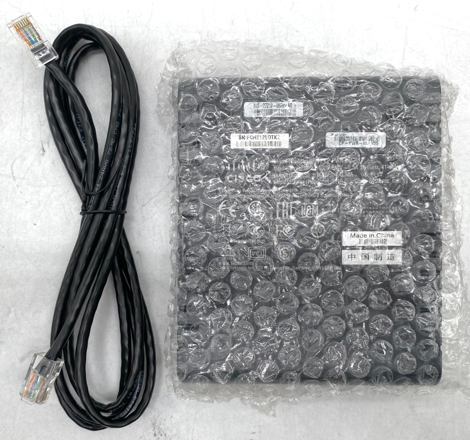 LOT OF 12 NEW OPENED BOX CISCO CP-PWR-INJ UNIFIED IP PHONE INJECTOR 7900 SERIES