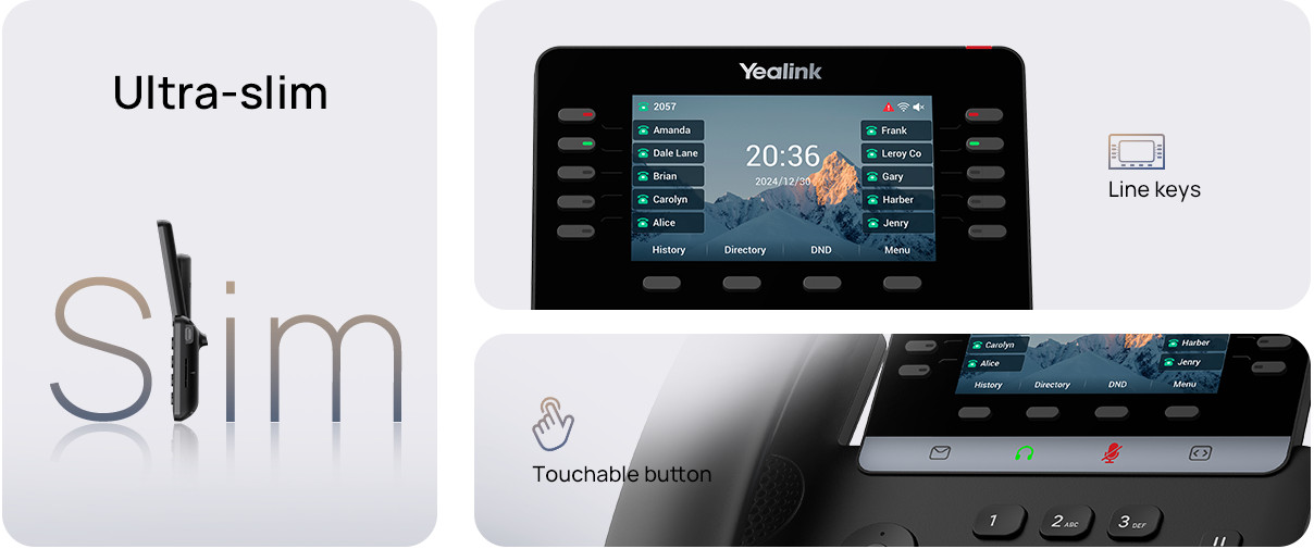 Yealink SIP-T74W Ultra Business IP Phone WiFi Bluetooth PoE 16-Line New Sealed