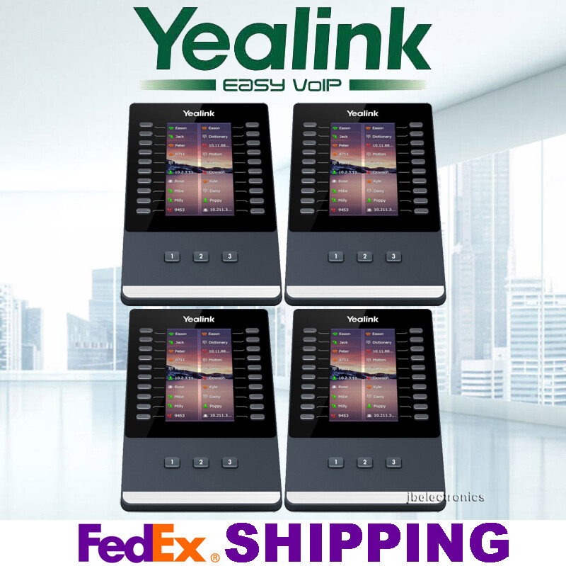 YEALINK EXP43 DUAL COLOR EXPANSION MODULE – 4 EXPANSION MODULES