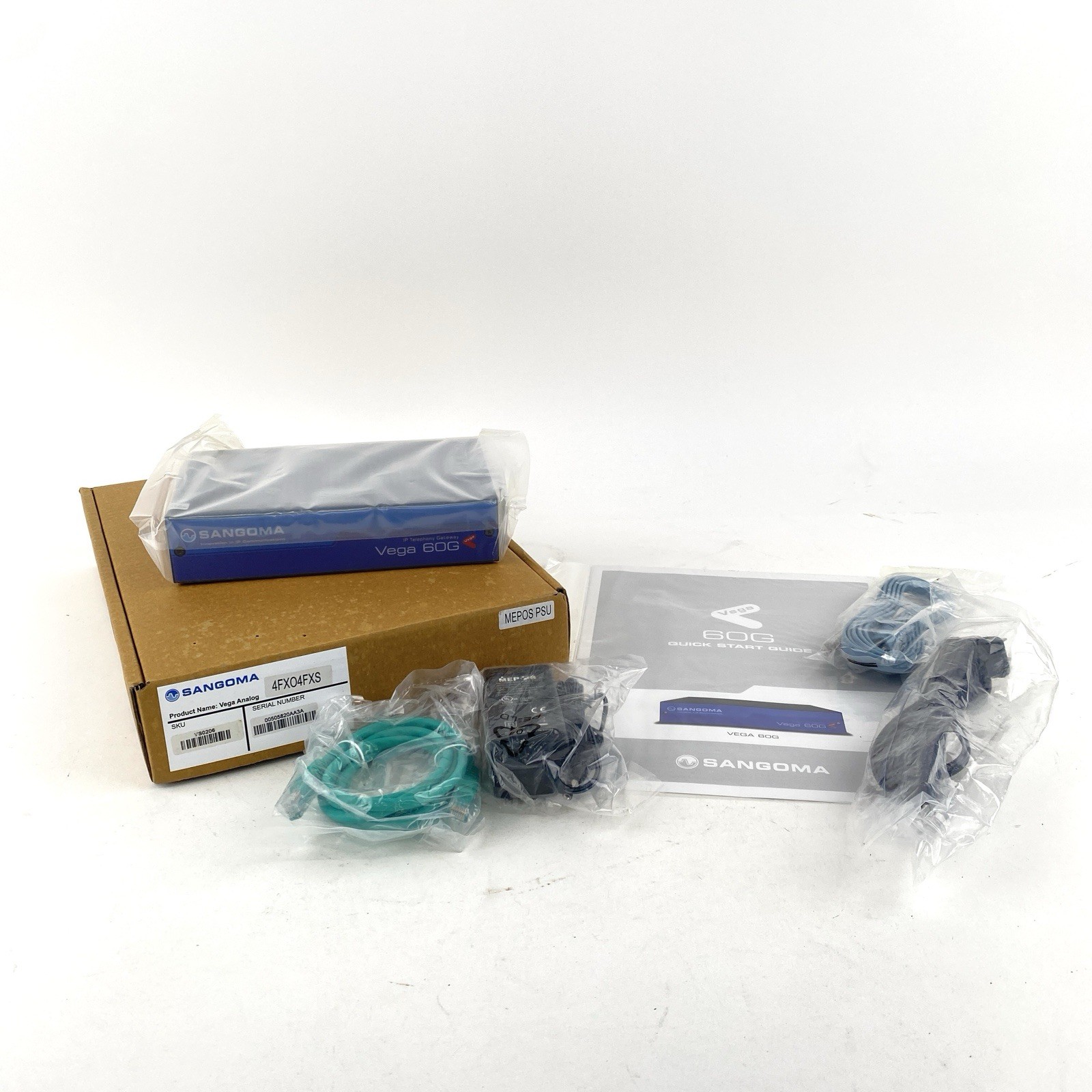 Sangoma Vega 60G – VEGA-60GV2-0404 – 4 FXS / 4 FXO Gateway – Brand New
