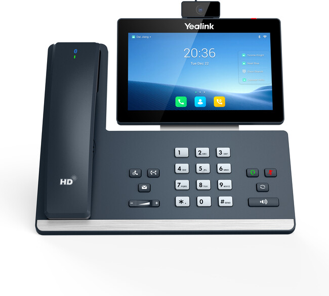 Yealink SIP-T58W Pro w/ Camera 7″ Color Touch Screen 16 SIP Office Corded Phone
