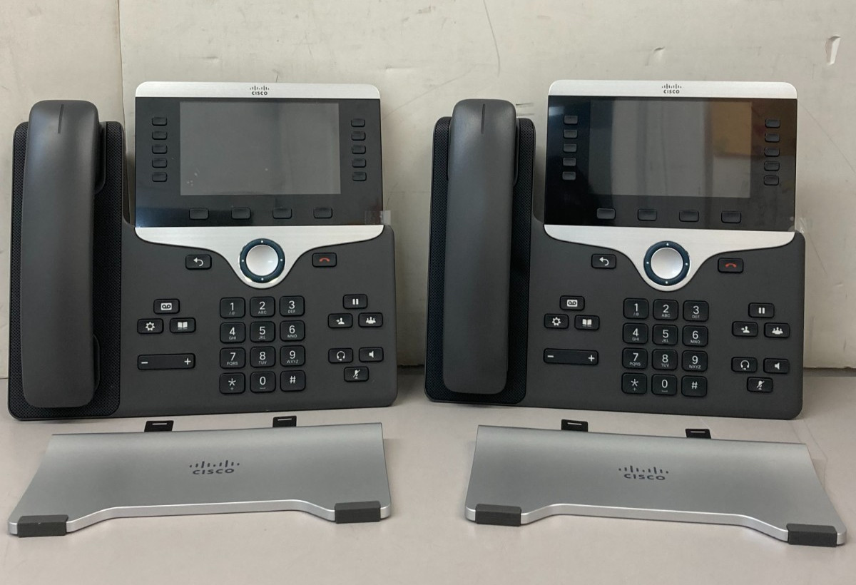 Lot of 2 CISCO IP Phone Series 8800, Model CP-8861 – New – No Cables