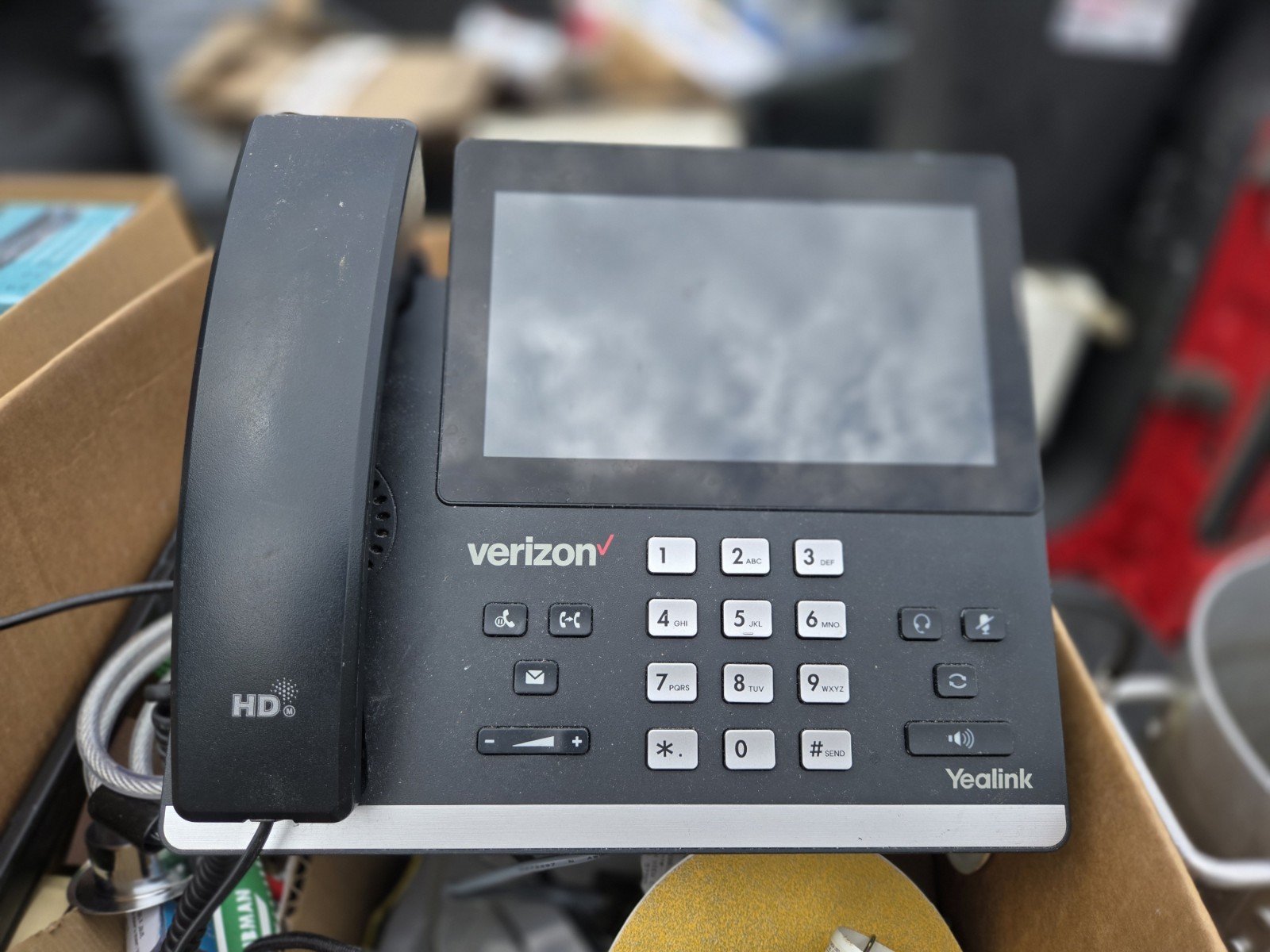 Yealink T67LTE 4G LTE HD Voice IP Phone Black Verizon Ethernet RJ-45
