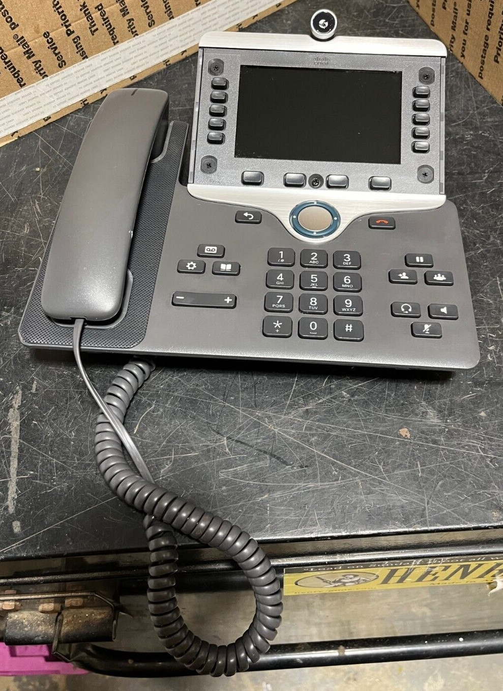 Cisco CP-8865 – K9 – V08 VOIP Phone Wired / Wireless Wi-Fi IP Video Phone!
