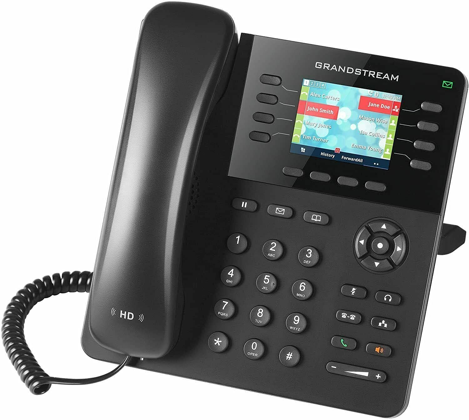 GXP2135 IP Phone | 8 Lines, 4 SIP Accounts | 2.8-Inch Color Display | Dual-Port