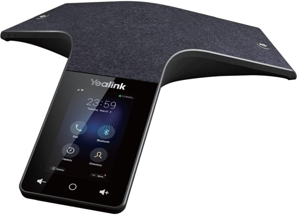 Yealink CP925 IP Conference Station – Corded/Cordless – Wi-Fi – Desktop – Black