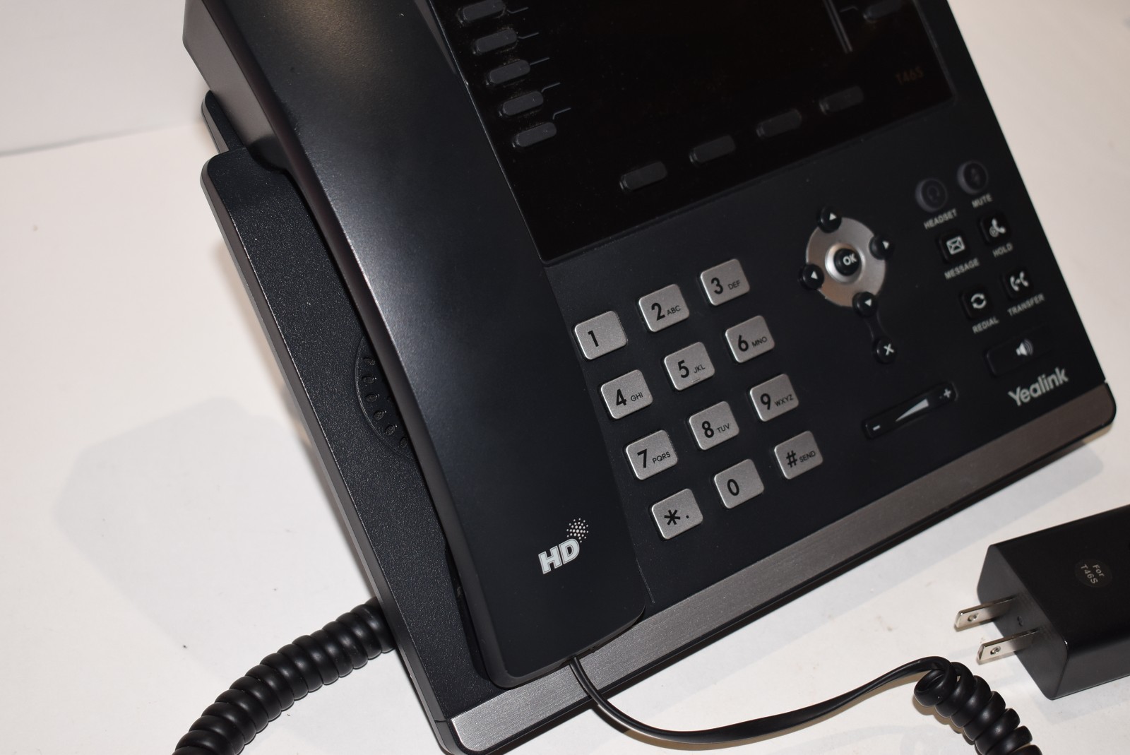 Yealink T46g IP Phone HD Voice Ethernet RJ-45 Business VoIP w/WF50 WIFI Dongle