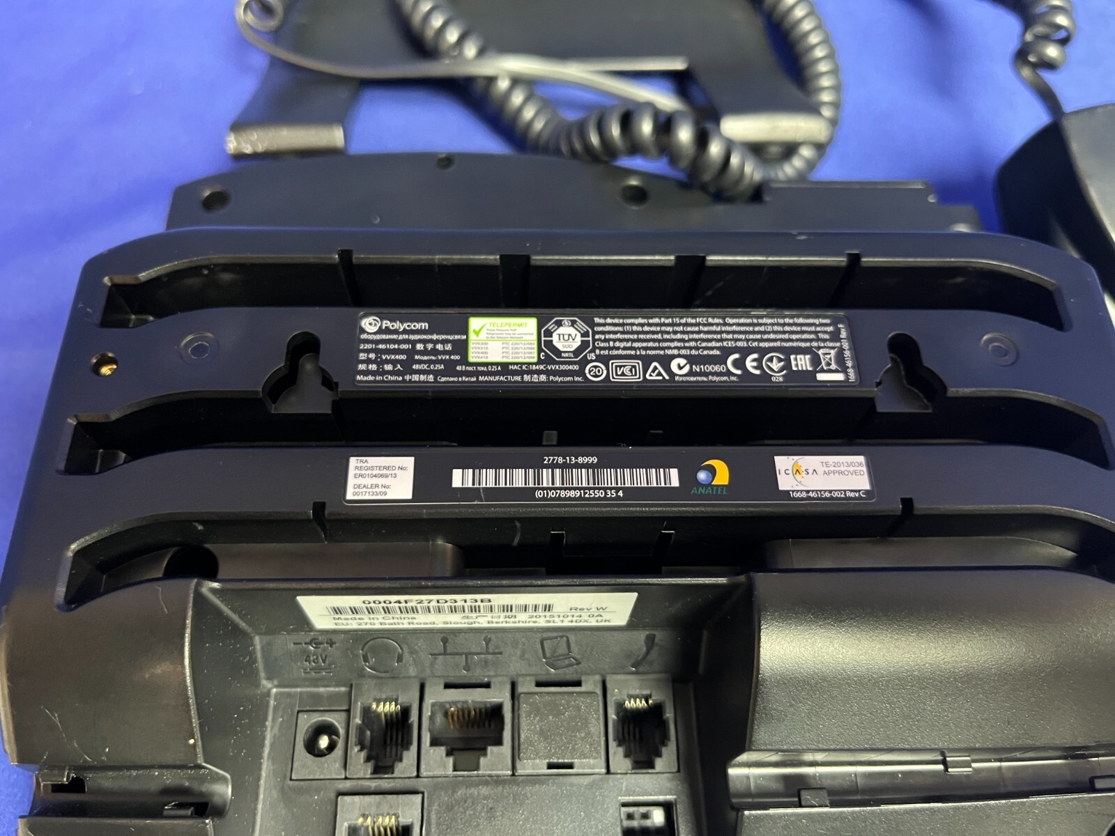Polycom VVX400, IP Business Media Phone – PreOwned