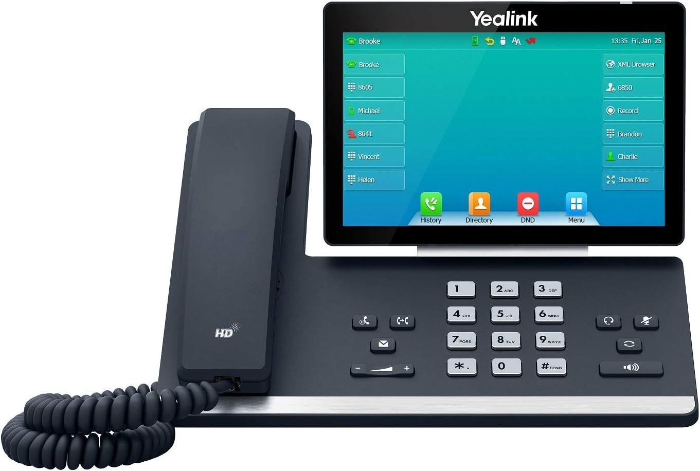 Yealink SIP-T57W Prime Business Phone – Bluetooth, Wi-Fi, IP VOIP Phones