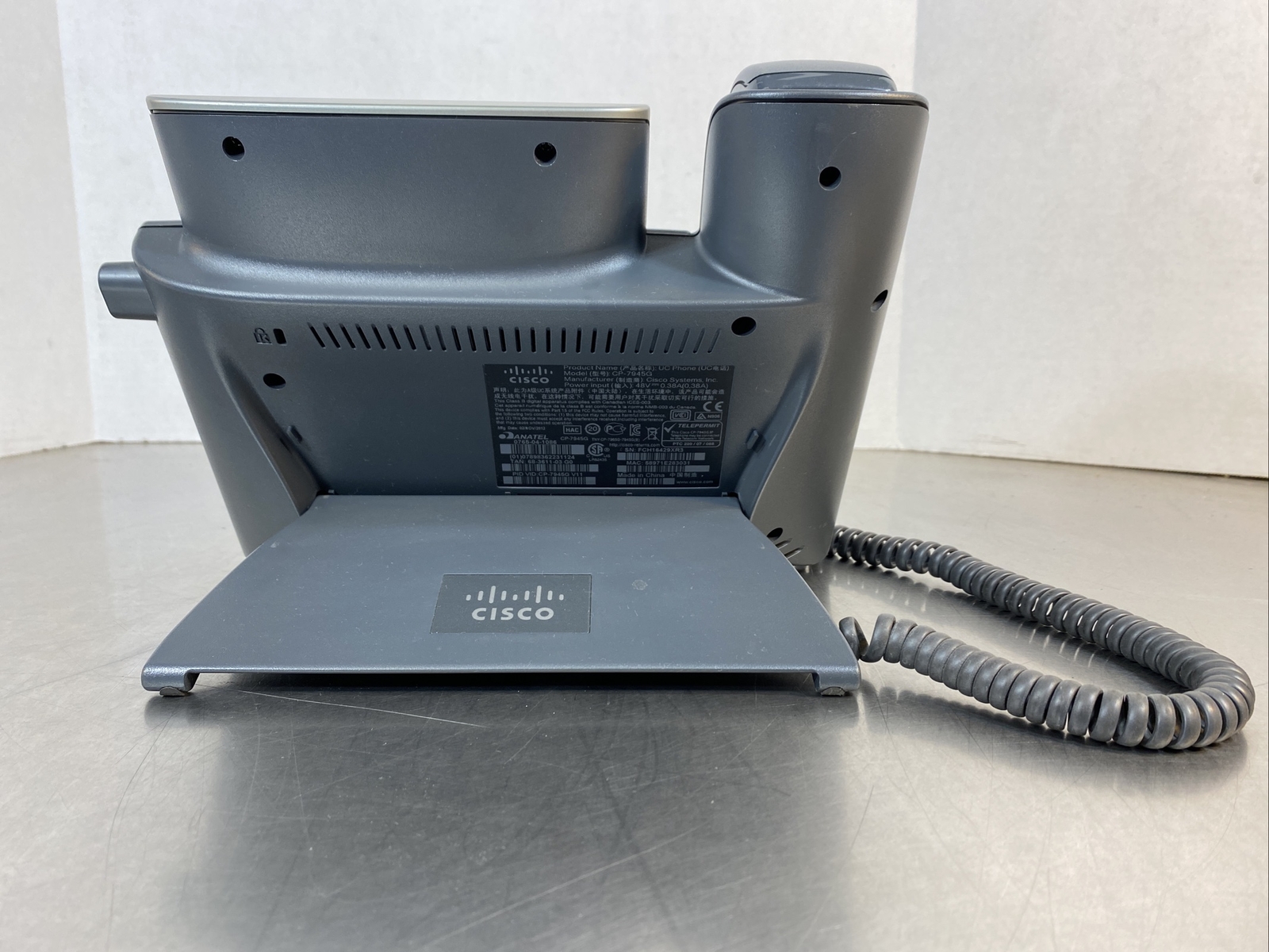 Cisco CP-7945G Unified IP VoiP Business Office Phone 4H