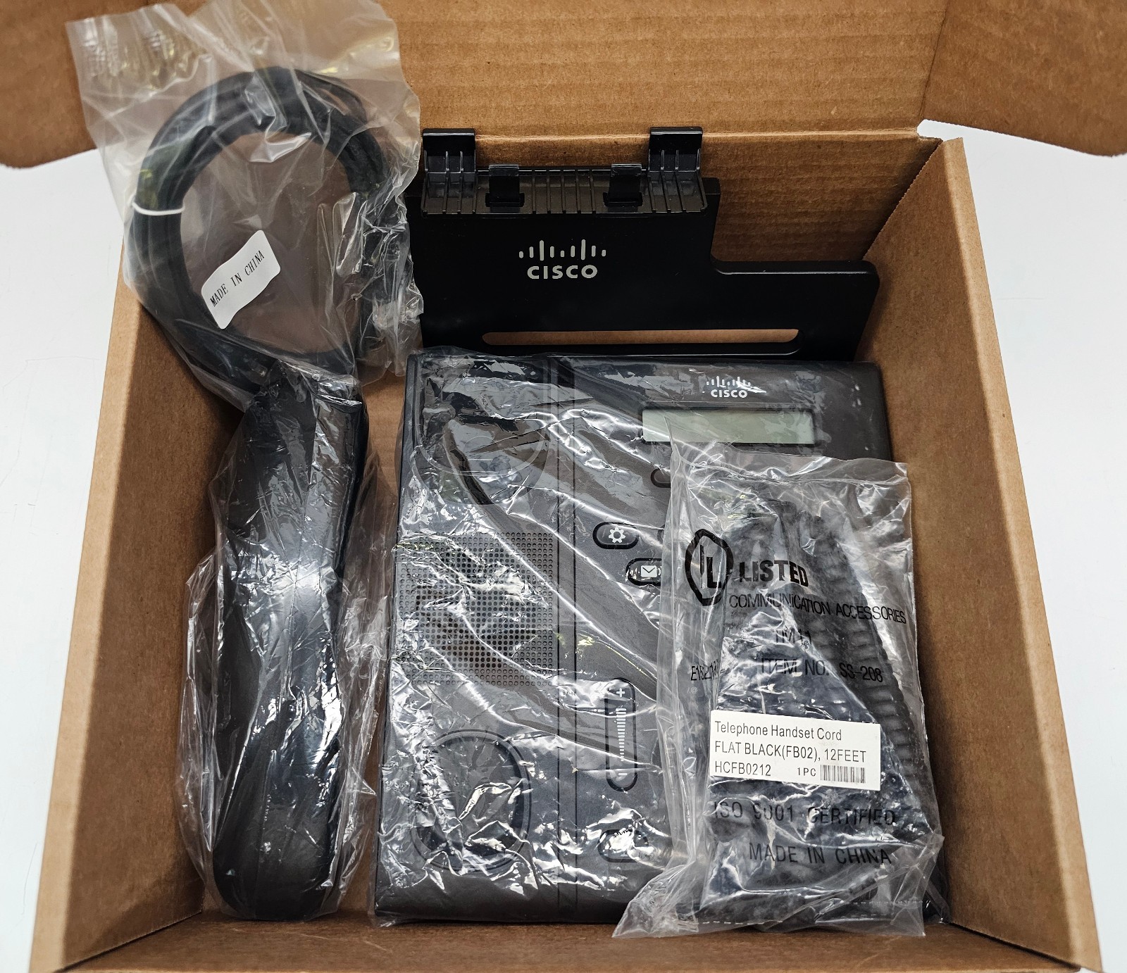 LOT OF 5 – Cisco CP-6921-C-K9 6921 2-Line Unified VoIP Phone