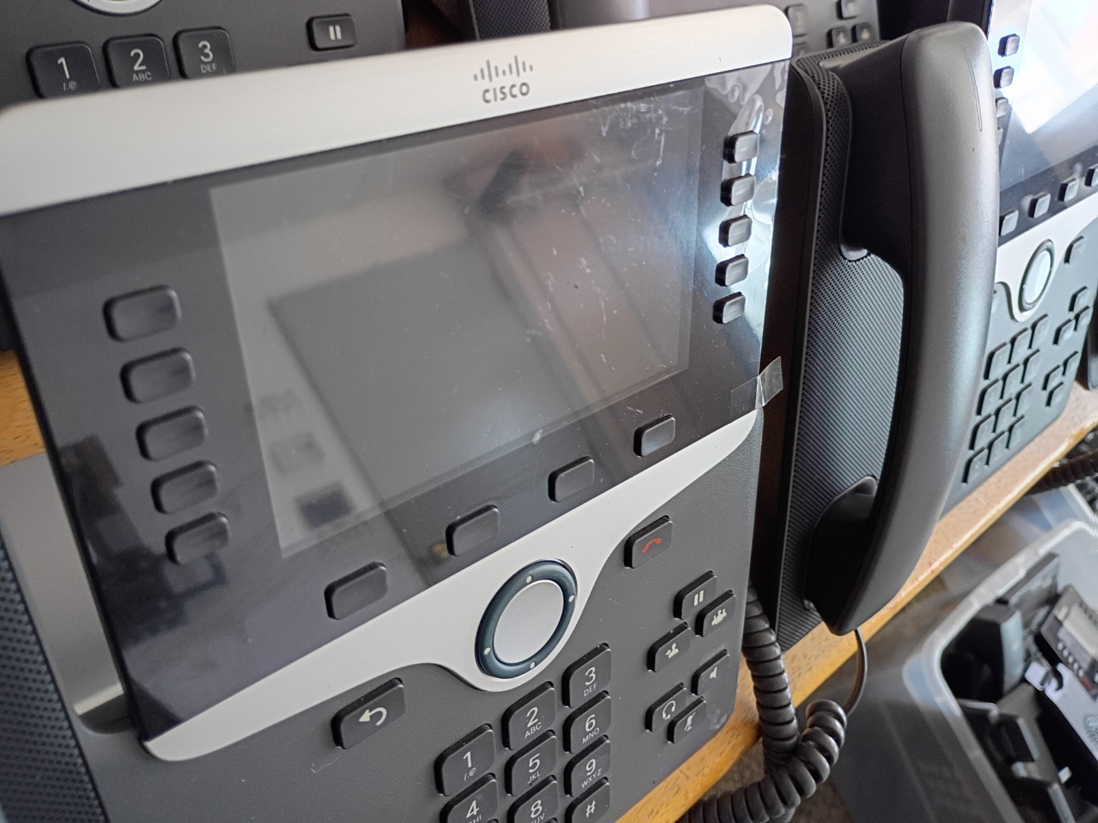 LOT OF 14 WORKING Cisco 8841 CP-8841 IP Phone Charcoal GREAT CONDITION