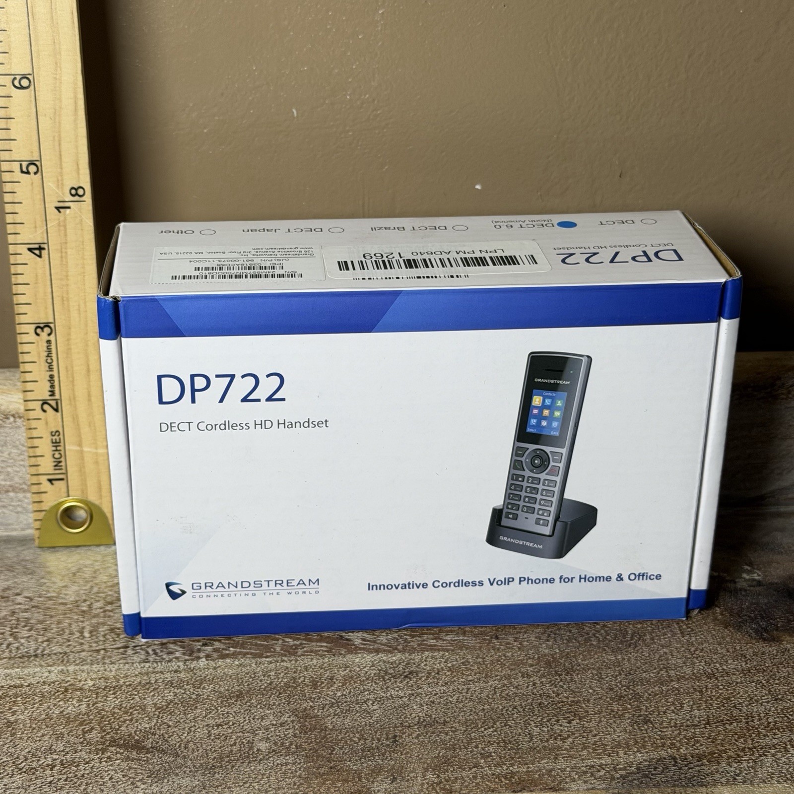 GrandStream DP722 DECT Cordless HD IP Phone With Accessories