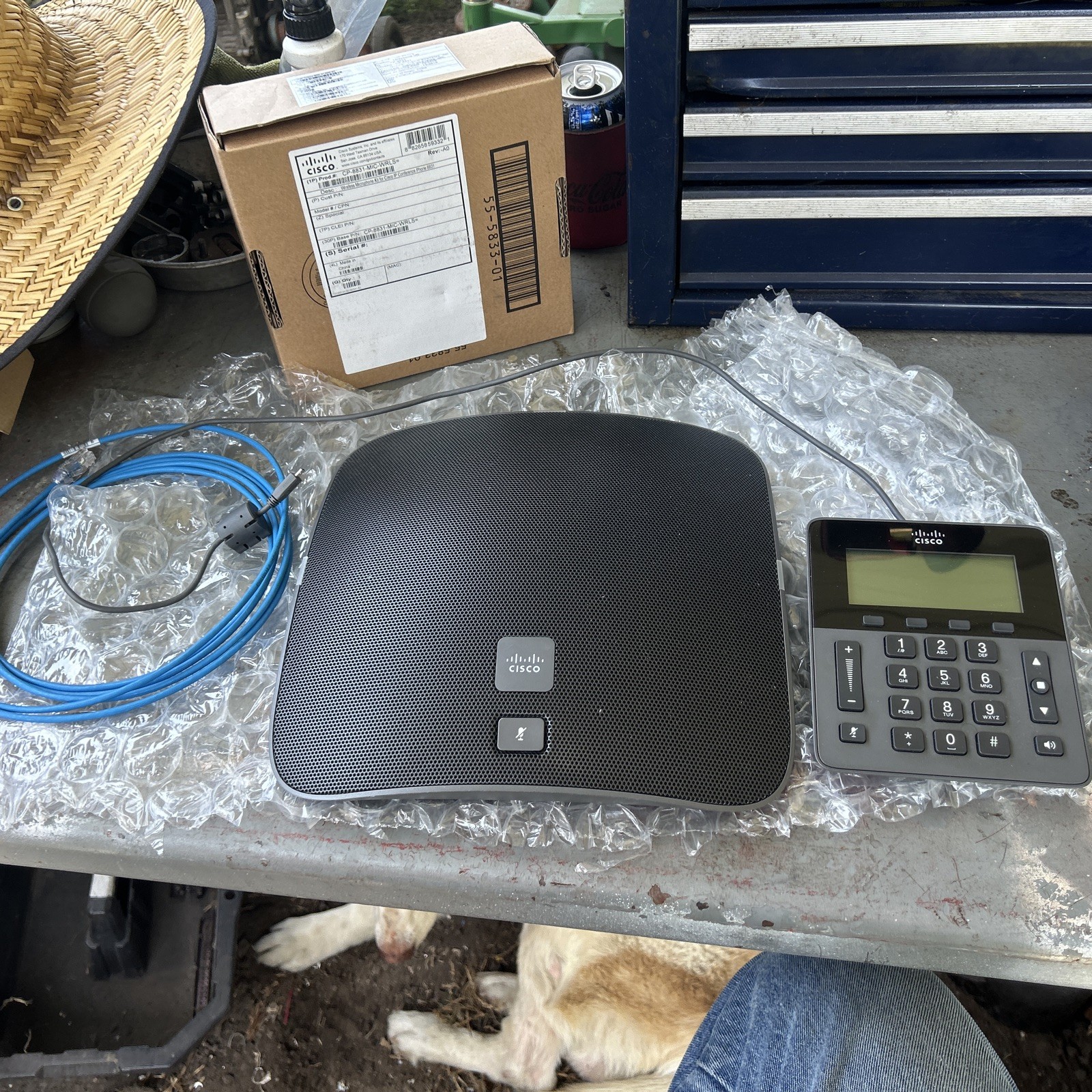 Cisco UC Phone CP-8831 Conference VoIP Speakerphone+CP-8831-MIC-WRLS