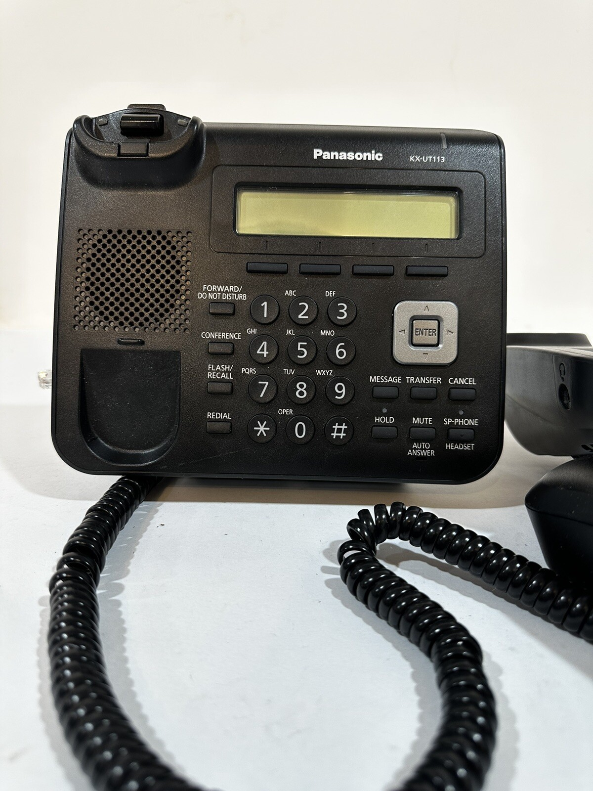 Lot of 2 Panasonic KX-UT113 VoIP SIP HD Voice Phone POE
