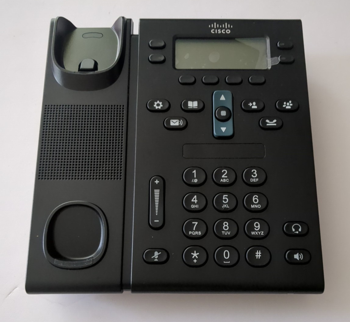 New Cisco 6921 Charcoal w/Standart Headset CP-6921-C-K9