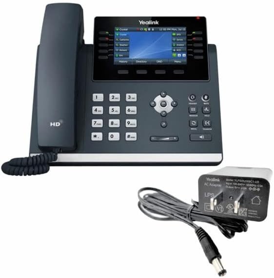 Yealink T46U IP Phone With Power Supply