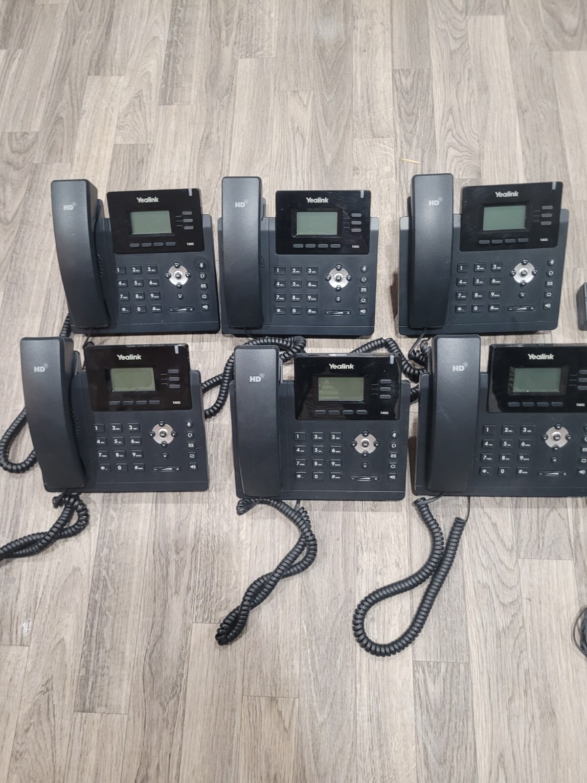 Yealink SIP-T40G – VoIP phone – 3-way call capability (lot of 6)power pack incl